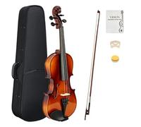 Ktaxon Violino 1/2 per principianti, violino per studenti e appassionati, kit violino acustico con custodia, arco, colofonia e manuale