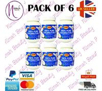 KTC 100% Puro Olio di Cocco (Cucinare, Capelli, Pelle, Multiuso) -500ml Set 1,2,