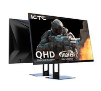 KTC 27" Gaming Monitor 180Hz QHD(2560× 1440p), 1MS,Fast IPS 122% sRGB,2X DP & 2X HDMI,HDR 10,VESA,FreeSync 144Hz 2K Black