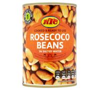KTC - Fagioli Rosecoco, peso scolato, 240 g, confezione da 6