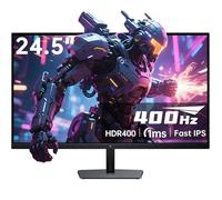 KTC Gaming Monitor 400Hz 360Hz 240Hz | 24.5 Inches | Fast IPS 1ms | FHD 1080P | HDR 400 128% sRGB | HDMI x2, DP x2 | Tilt Adjustment 360Hz Monitor VESA H25X7