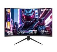 KTC Monitor Gaming Curvo 27 Pollici, 180Hz, 2K QHD 2560 x 1440p Schermo PC, VA 1500R Senza Cornice, 1ms, HDR, Computer Monitor con FreeSync & G-sync, Eye Care, VESA, DP 180Hz, HDMI 144Hz, H27S17