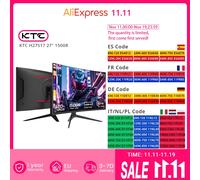 KTC Monitor Gaming Curvo 27 Pollici, 180Hz, 2K QHD 2560 x 1440p Schermo PC, VA 1500R Senza Cornice, 1ms, HDR, Computer Monitor con FreeSync & G-sync, Eye Care, VESA, DP 180Hz, HDMI 144Hz, H27S17