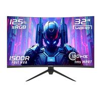 KTC H32S17 Monitor da gioco curvo 1500R da 32 pollici 2560x1440 QHD 170Hz 16:9 ELED 99% sRGB con H32S17