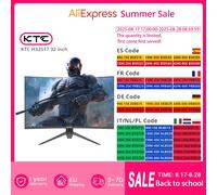 KTC H32S17 Monitor da gioco curvo 1500R da 32 pollici 2560x1440 QHD 170Hz 16:9 ELED 99% sRGB HDR10 Tempo di risposta MPRT Basso-blu H32S17