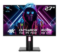 KTC Monitor da gioco 2K da 165 Hz da 68,6 cm - Schermo per computer GTG Fast IPS da 1 ms con FreeSync e G-Sync, HDR, porte HDMI/DP/USB, inclinazione, girevole e girevole, gamma di colori 131% sRGB e
