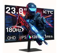 KTC Monitor da gioco da 24 pollici e 180 Hz, monitor da gioco per PC IPS veloce QHD 2K, monitor per computer 1440p 1ms 144Hz, supporto G-Sync e FreeSync, supporto HDR, porta d