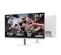 KTC Monitor Gaming 24 Pollici | FHD@240Hz | Fast IPS Panel | Tempo di risposta 1 ms (MPRT) | Luminosità 400 cd/㎡, HDR400 | Adaptive Sync | 116% sRGB, 92% DCI-P3, ΔE＜2 | Bianco | H24F7