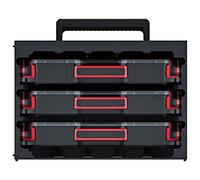 KTC40306S-S411 Set di contenitori neri TAGERCASE 415mm 290mm 295mm KISTENBERG
