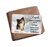 Ktfhvgy Biglietto commemorativo personalizzato per animali domestici, in alluminio, con biglietto commemorativo per animali domestici scomparsi, regalo commemorativo per animali domestici smarriti,