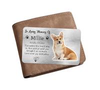 Ktfhvgy Biglietto commemorativo personalizzato per animali domestici, in alluminio, con biglietto commemorativo per animali domestici scomparsi, regalo commemorativo per animali domestici smarriti,