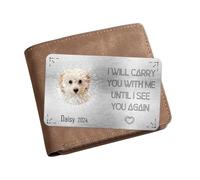 Ktfhvgy Biglietto commemorativo personalizzato per animali domestici, in alluminio, con biglietto commemorativo per animali domestici scomparsi, regalo commemorativo per animali domestici smarriti,