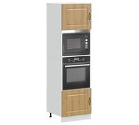 KTHLBRH Armadi da forno classici con ampio scomparto e gambe regolabili per cucina - Mobile compatto con superficie liscia e materiale resistente all'umidità