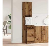 KTHLBRH Armadio da cucina moderno con ante a cerniera e ripiani in legno, design rettangolare per riporre comodamente e organizzazione, superficie liscia e finitura