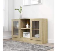 KTHLBRH Armadio per vetrina Sonoma, in legno di quercia, 120 x 30,5 x 70 cm, ideale per cucina, camera da letto, sala da pranzo, soggiorno o corridoi