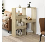 KTHLBRH Classica libreria a 5 scomparti in legno - Mobili divisori stabili con elevata resistenza all'umidità e superficie liscia per libri, riviste, DVD