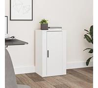 KTHLBRH Credenza Bianca 40x33x70 cm in Legno Multistrato mobile vetrina Mobiletto Multiuso mobiletto mobili soggiorno, per Soggiorno, Camera, Ufficio