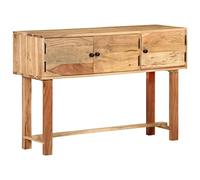 KTHLBRH Credenza multiuso, credenza per camera da letto, credenze, adatta per soggiorno, camera da letto, 115 x 35 x 75 cm, legno massiccio di acacia