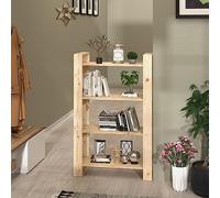 KTHLBRH Libreria/divisorio 80 x 35 x 125 cm, in legno massello di pino, multiuso, adatto per camera da letto, ufficio e soggiorno