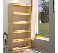KTHLBRH Libreria/Divisorio 80x35x167 cm in Legno Massello di Pino scaffale libri mobiletti scaffale a terra scaffali per ufficio Adatto per il soggiorno, la casa, l'ufficio