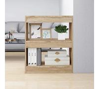 KTHLBRH Libreria in legno robusto con design classico, libreria multiuso per libri, riviste DVD e decorazioni, mobile divisorio per corridoi e corridoi e