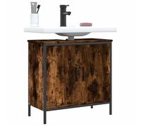 KTHLBRH Mobile lavabo da bagno con ampio spazio di archiviazione e design salvaspazio in acciaio verniciato a polvere legno ingegneria struttura robusta per articoli da toeletta essenziali