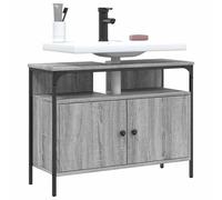 KTHLBRH Mobile lavabo da bagno con ampio spazio di archiviazione e design salvaspazio in acciaio verniciato a polvere legno ingegneria struttura robusta per articoli da toeletta essenziali