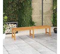KTHLBRH Panchina da giardino, mobili da giardino, veranda e posti a sedere all'aperto, la scelta migliore per piscine, balconi, giardini, 180 cm legno massello teak