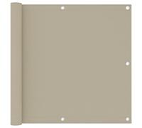 KTHLBRH Parascinta per balcone, beige, 90 x 300 cm, in tessuto Oxford, per la privacy e la decorazione elegante per il vostro balcone
