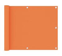 KTHLBRH Paravento per balcone, arancione, 75 x 500 cm, in tessuto Oxford, per la privacy e la decorazione elegante per il vostro balcone