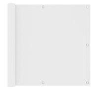 KTHLBRH Paravento per balcone, bianco, 90 x 300 cm, in tessuto Oxford, per la privacy e la decorazione elegante per il vostro balcone