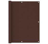 KTHLBRH Paravento per balcone, marrone, 120 x 600 cm, in tessuto Oxford, per la privacy e la decorazione elegante per il vostro balcone