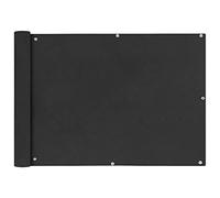 KTHLBRH Protezione per la privacy del balcone, in tessuto Oxford, 75 x 600 cm, antracite, per la privacy e la decorazione elegante per il vostro balcone