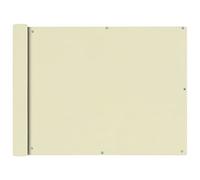 KTHLBRH Protezione per la privacy del balcone, in tessuto Oxford, 90 x 600 cm, crema, per la privacy e la decorazione elegante per il vostro balcone