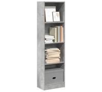 KTHLBRH Robusta libreria in legno con scomparti aperti per libri, riviste, DVD e decorazioni, soluzione di archiviazione per soggiorno, camera da letto o ufficio