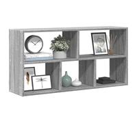 KTHLBRH Scaffale a Muro Grigio Sonoma in Legno Multistrato 100x25x50 Centimetri per Interni, Mensola Pensile Stabile e Resistente con Ampio Spazio Portaoggetti, Ideale per Ottimizzare