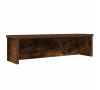 KTHLBRH Scaffale da Cucina Impilabile Rovere Fumo 60x15x16 cm Organizzatore per Armadietti Truciolato Resistente Design Salvaspazio Ideale per Ufficio Bagno Camera da Letto