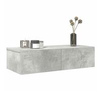 KTHLBRH Scaffale galleggiante con cassetti in legno da parete - Mobile portaoggetti multiuso per soggiorno e camera da letto, mensola decorativa con funzione