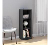 KTHLBRH Scaffale in legno di pino massiccio con 3 scomparti spaziosi, libreria organizer per libri, riviste, DVD e decorazione della casa