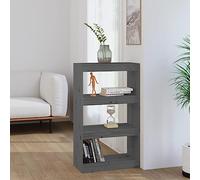 KTHLBRH Scaffale in legno di pino massiccio con 3 scomparti spaziosi, libreria organizer per libri, riviste, DVD e decorazioni per la casa