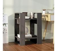 KTHLBRH Scaffale in legno di pino massiccio con design elegante e classico, scaffale aperto senza pannello posteriore per libri, riviste e decorazioni, divisore per spazi