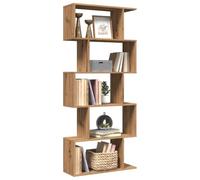 KTHLBRH Scaffale separatore per ambienti con design geometrico e ampio spazio di archiviazione, stabile e versatile per organizzare libri e decorazioni in soggiorno, camera da letto