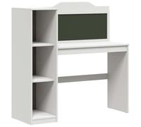 KTHLBRH Scrivania in ardesia con ripiano Scrivania in ardesia per studio o ufficio con ripiani e stoccaggio, 120 x 45 x 118,5 cm