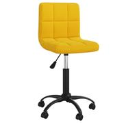 KTHLBRH Sedia da pranzo girevole regolabile in altezza con rivestimento in velluto morbido e ruote a 360 gradi per mobilità libera e comfort a casa