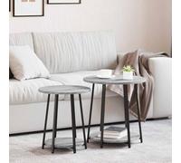 KTHLBRH Set di 2 tavolini da salotto con stile e funzionalità