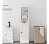 KTHLBRH Set di mobili da bagno rustici in legno massello di pino con ripiani e ante con cerniere per stoccaggio organizzato e design chic naturale