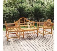 KTHLBRH Set di mobili da giardino per terrazze, mobili da balcone, 4 pezzi