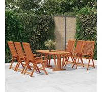 KTHLBRH Set di mobili da giardino per terrazze, mobili da balcone, 7 pezzi