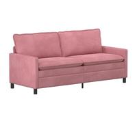 KTHLBRH Set Divani 2 Pezzi Rosa Velluto