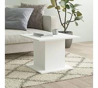 KTHLBRH tavolino da caffe salotto tavolino da soggiorno tavolino divano Tavolino da Salotto Bianco 55,5x55,5x40 cm in Truciolato Adatto a soggiorni, camere da letto, ingressi